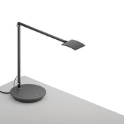 Mosso Pro Metallic Black Contemporary LED Desk Lamp with Power Base - Bees Lighting