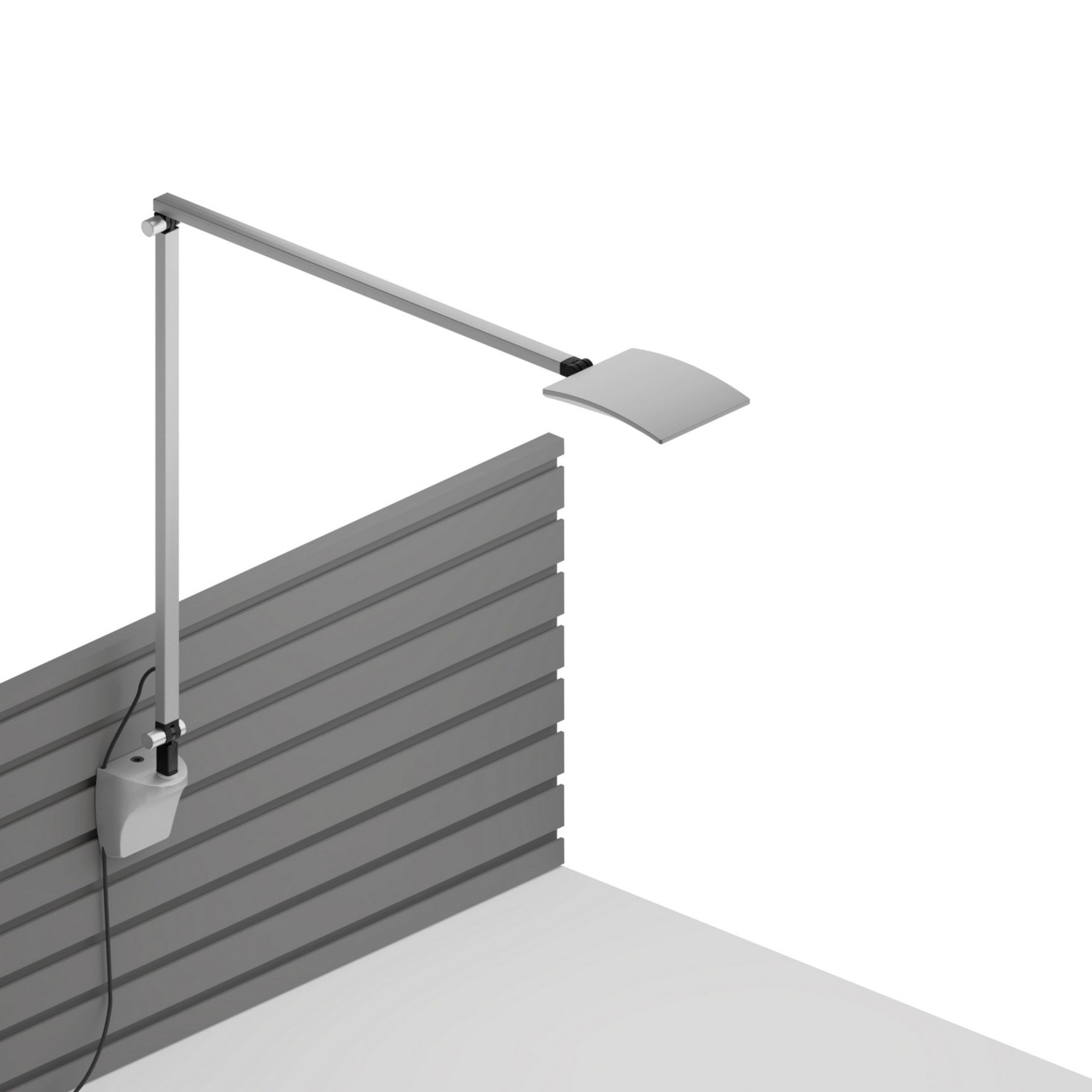 Mosso Pro Contemporary Slatwall Mount LED Plug In Swing Arm Wall Lamp - Bees Lighting