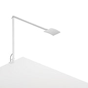 Mosso Pro White Contemporary LED Desk Lamp with One-Piece Desk Clamp - Bees Lighting