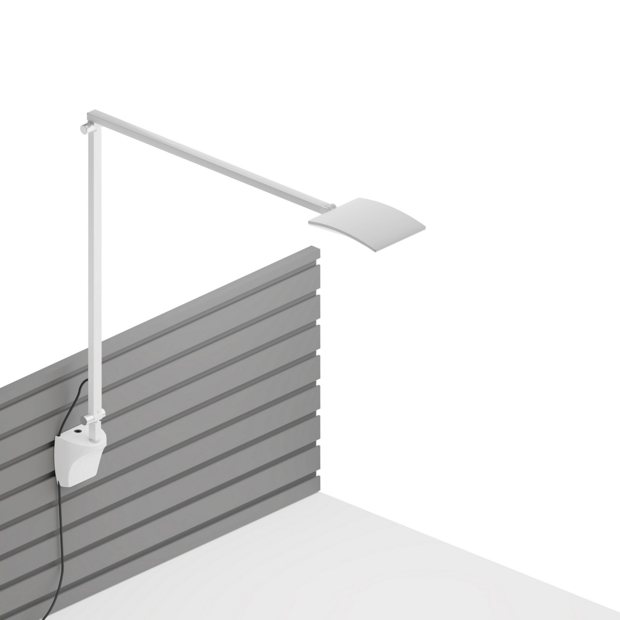 Mosso Pro Contemporary Slatwall Mount LED Plug In Swing Arm Wall Lamp - Bees Lighting