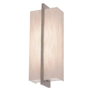 Apex 14" LED Wall Sconce, Jute/Weathered Grey Finish - Bees Lighting