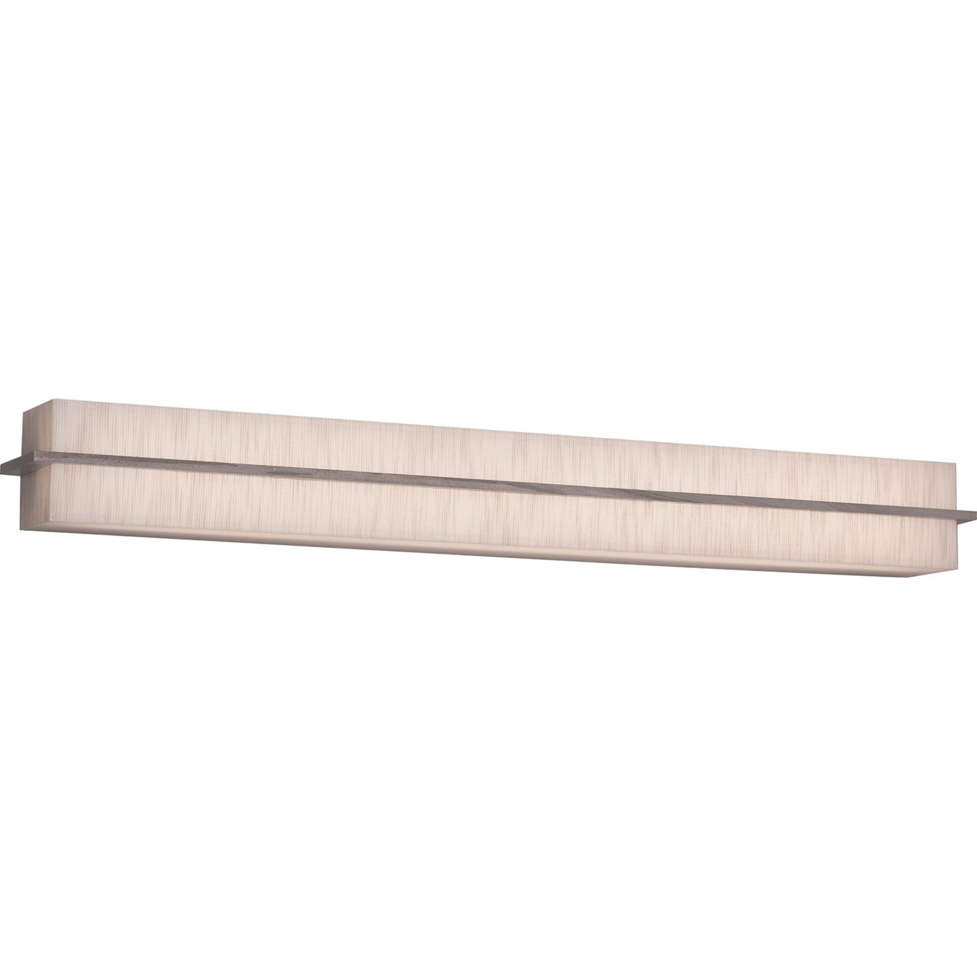 Apex 39" LED Vanity, Jute/Weathered Grey Finish - Bees Lighting