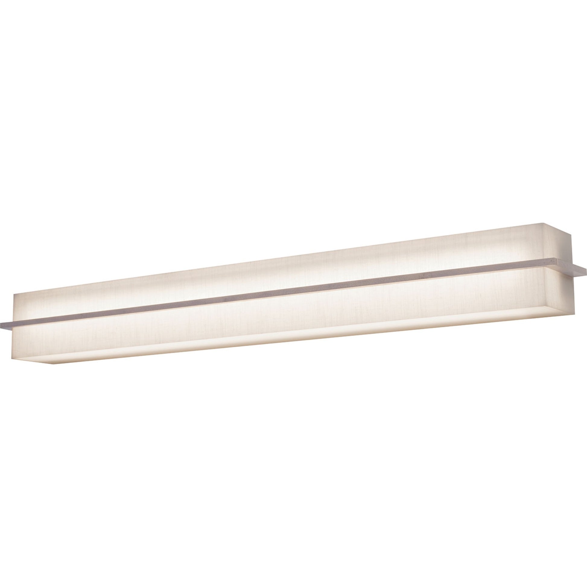 Apex 51" LED Vanity, Linen White/Weathered Grey Finish - Bees Lighting