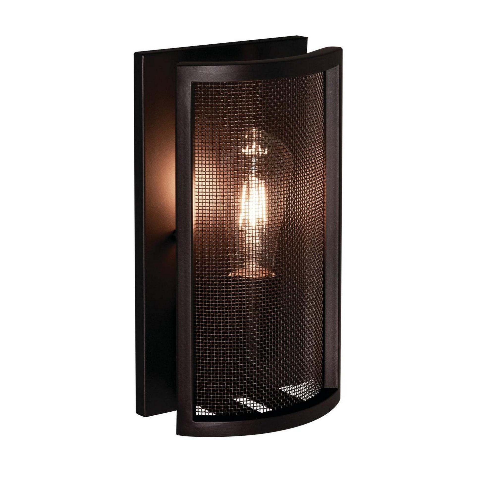 Austin 11" Wall Sconce, Bronze Finish - Bees Lighting