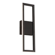 Cole 18" LED Wall Sconce, Black Finish - Bees Lighting