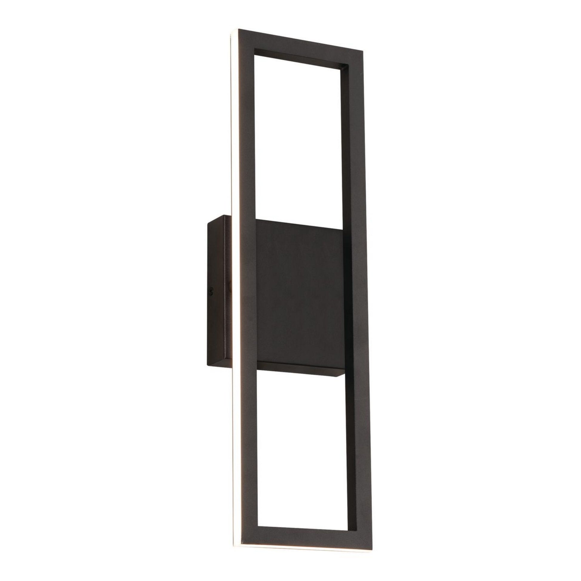 Cole 18" LED Wall Sconce, Black Finish - Bees Lighting