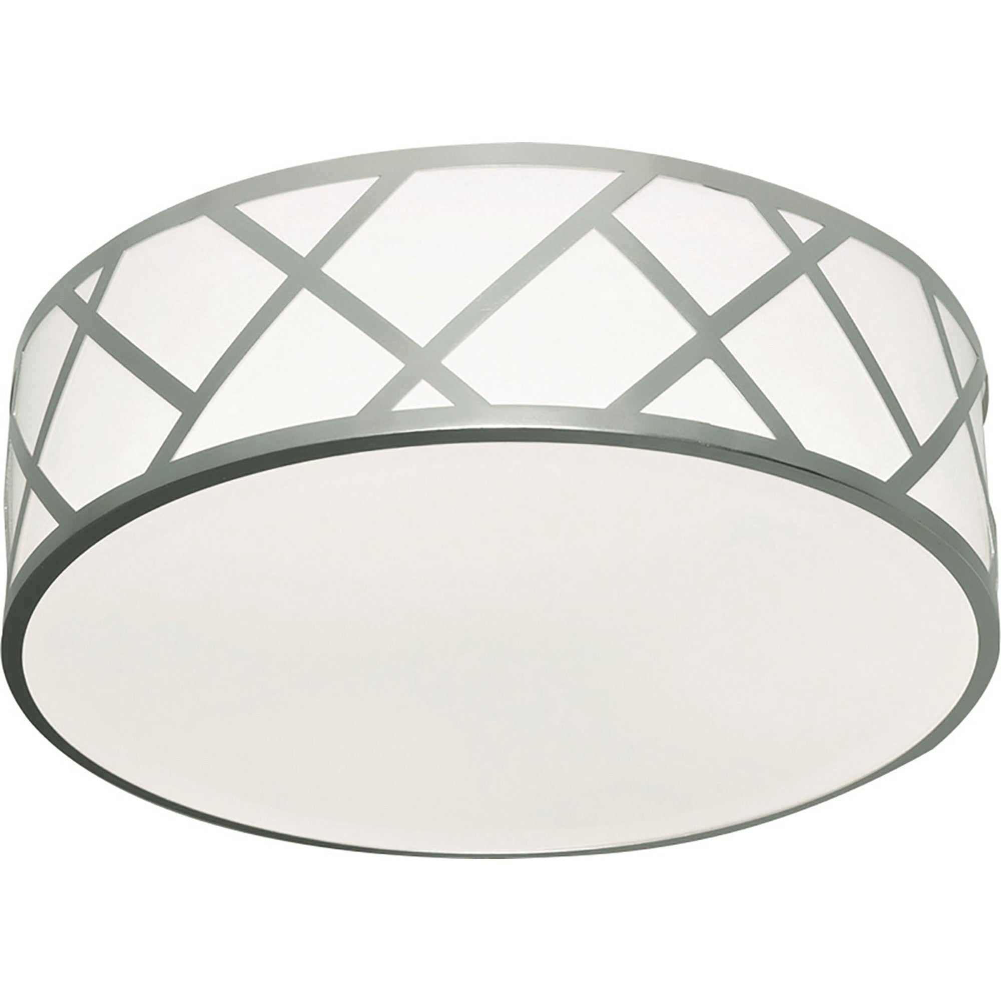 Haven 13" LED Flush Mount, 3CCT, Satin Nickel Finish - Bees Lighting