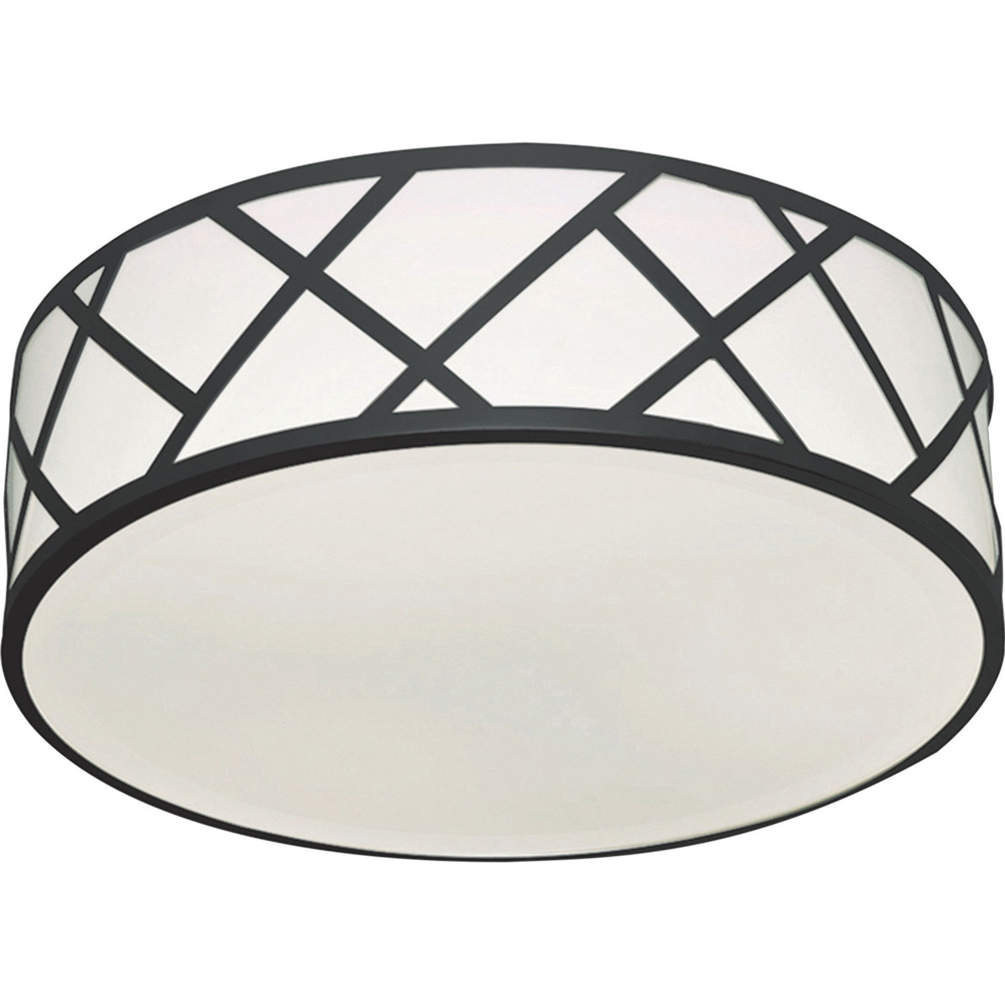 Haven 21" LED Flush Mount, Black Finish - Bees Lighting