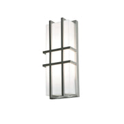 Lambert 14" LED Wall Sconce, Satin Nickel Finish, Motion Sensor - Bees Lighting