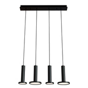 Luna 36" LED Linear Pendant, Black Finish - Bees Lighting
