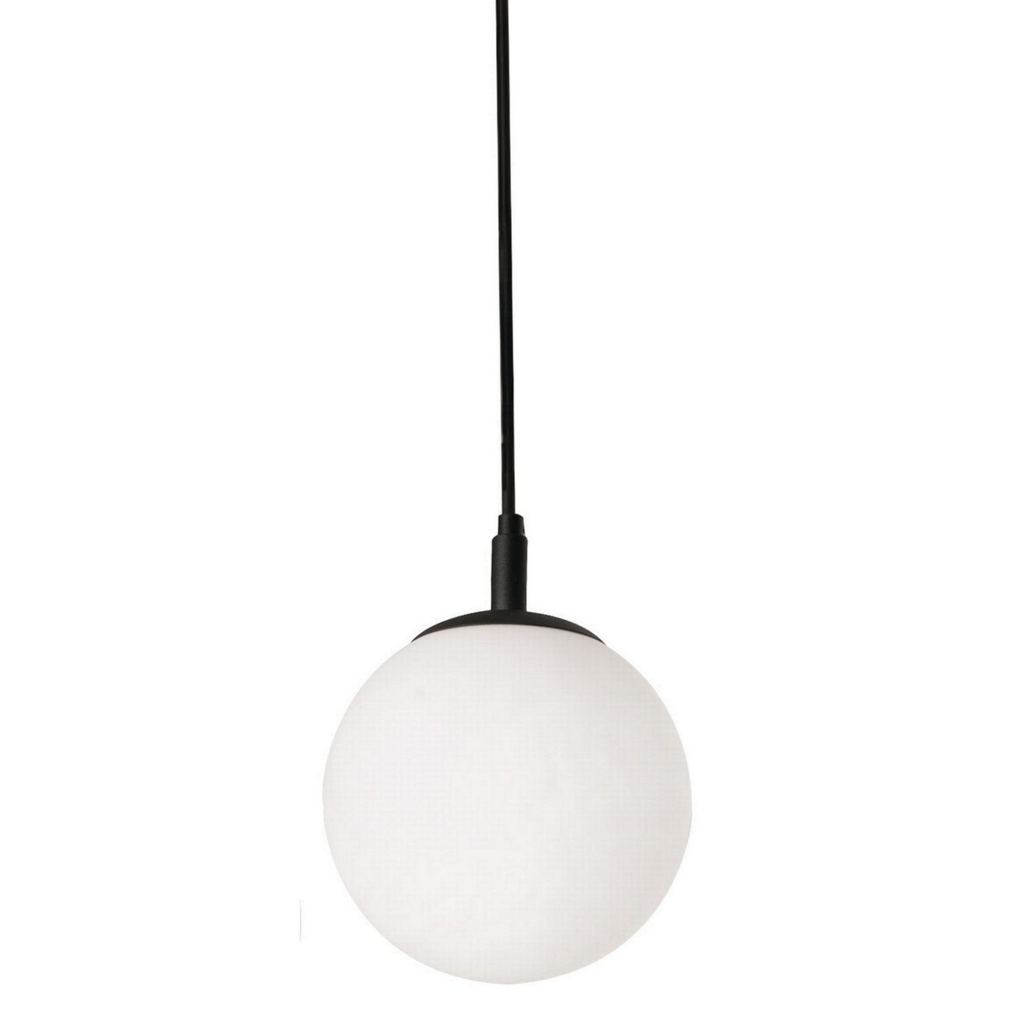 Loretto 7" Mini Pendant, Black Finish - Bees Lighting