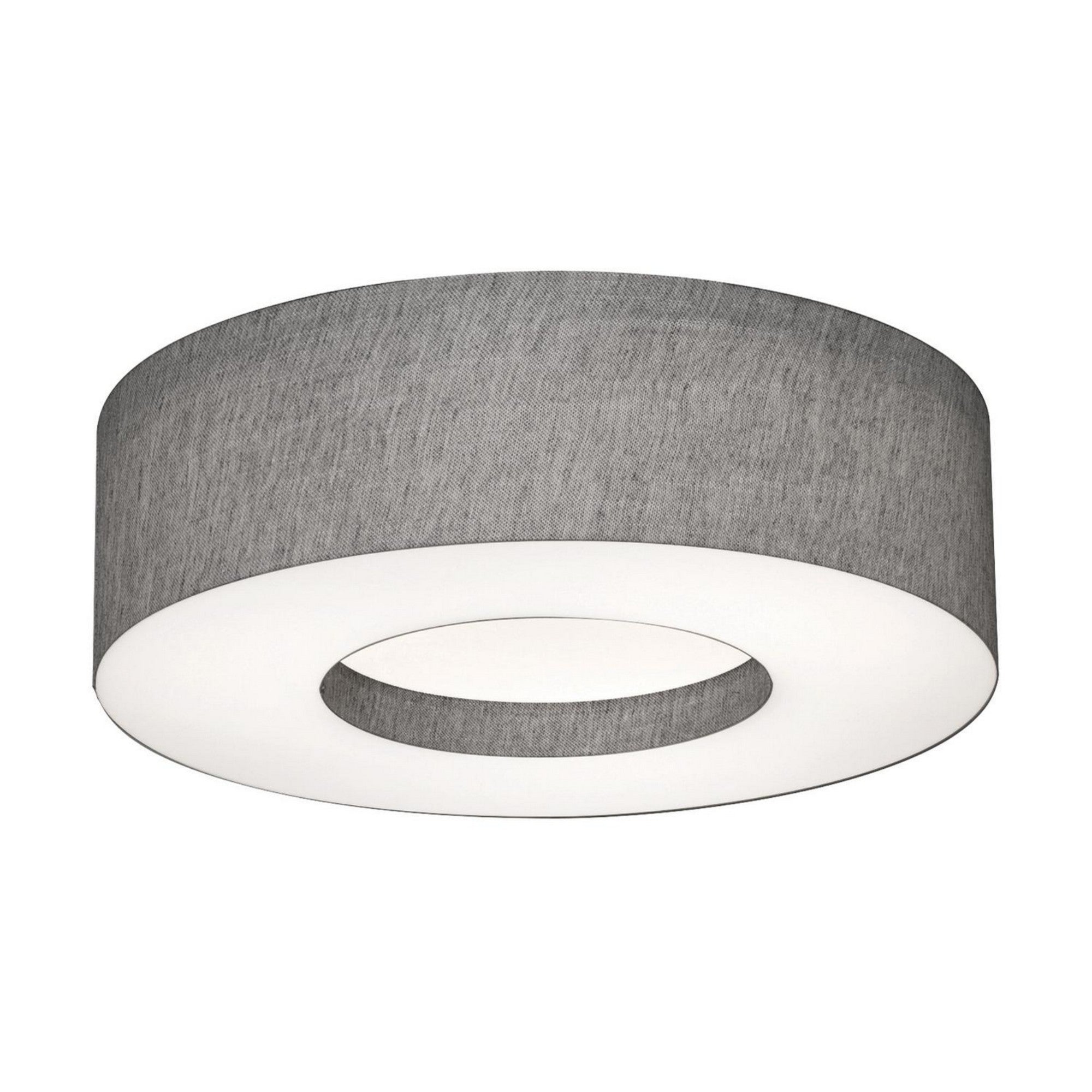Montclair 15" LED Flush Mount, Grey Finish - Bees Lighting