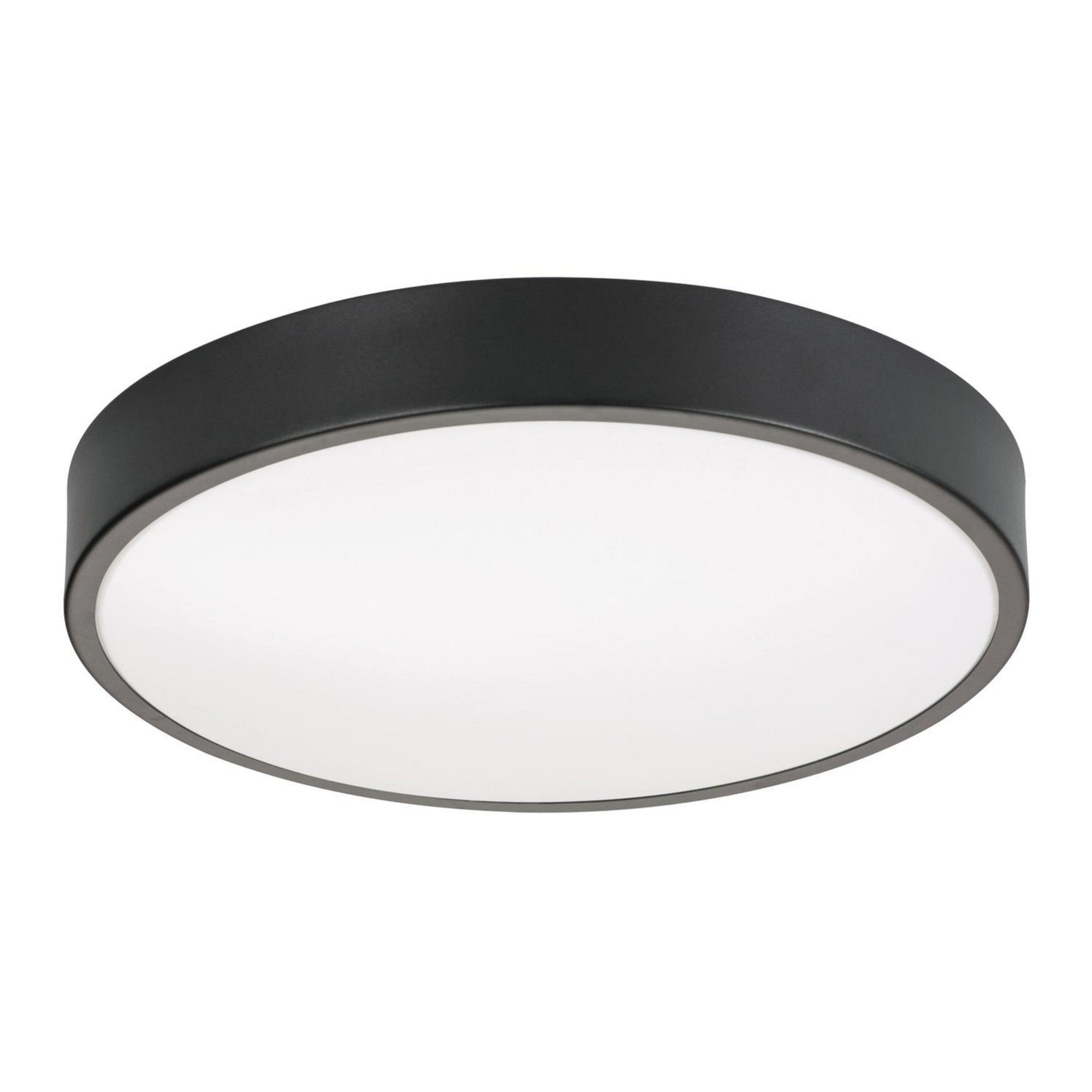 Octavia 14" LED Flush Mount, Black Finish - Bees Lighting