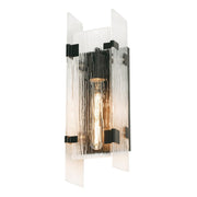 Pioneer 16" Wall Sconce, Black Finish - Bees Lighting