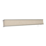 Randolph 38" LED Overbed Light, Jute Satin Nickel Finish - Bees Lighting