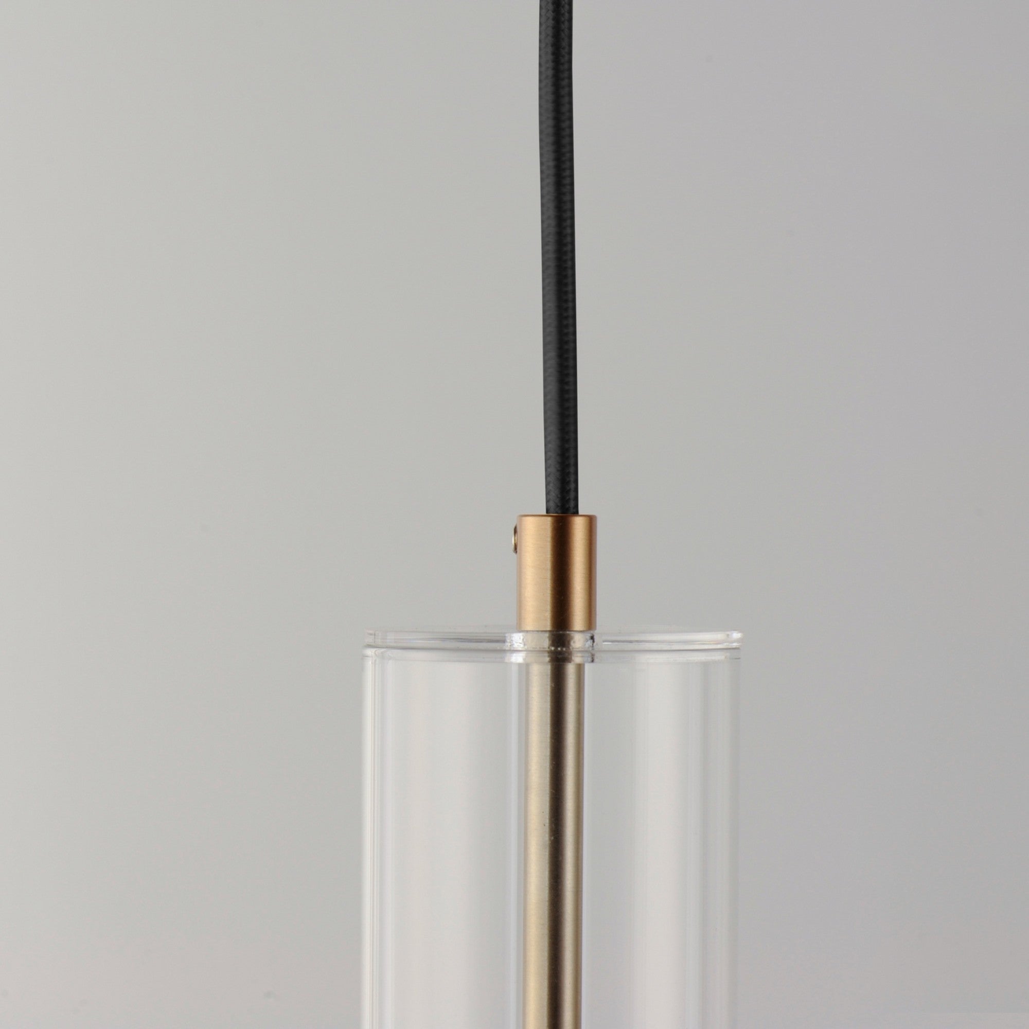 Torch 28" 4-Light Linear LED Pendant, Satin Brass Finish - Bees Lighting