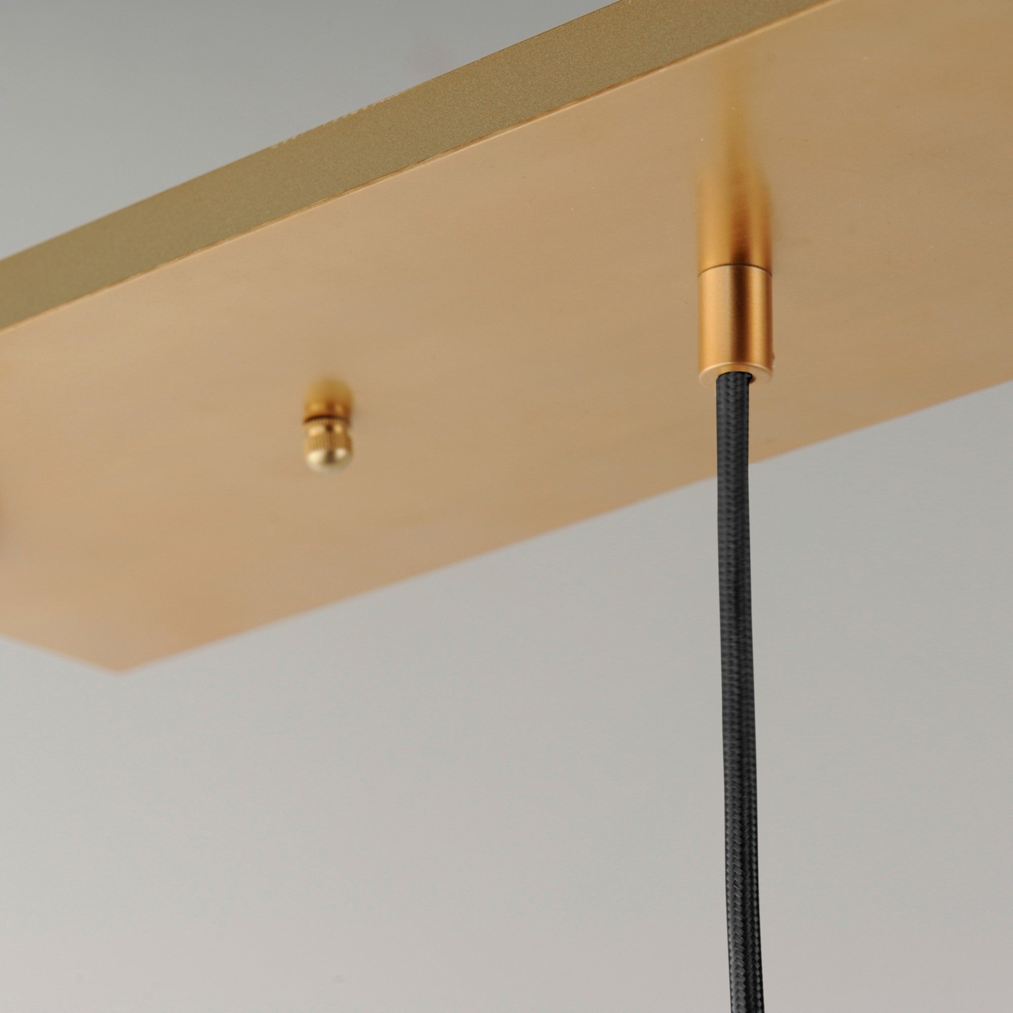 Torch 28" 4-Light Linear LED Pendant, Satin Brass Finish - Bees Lighting