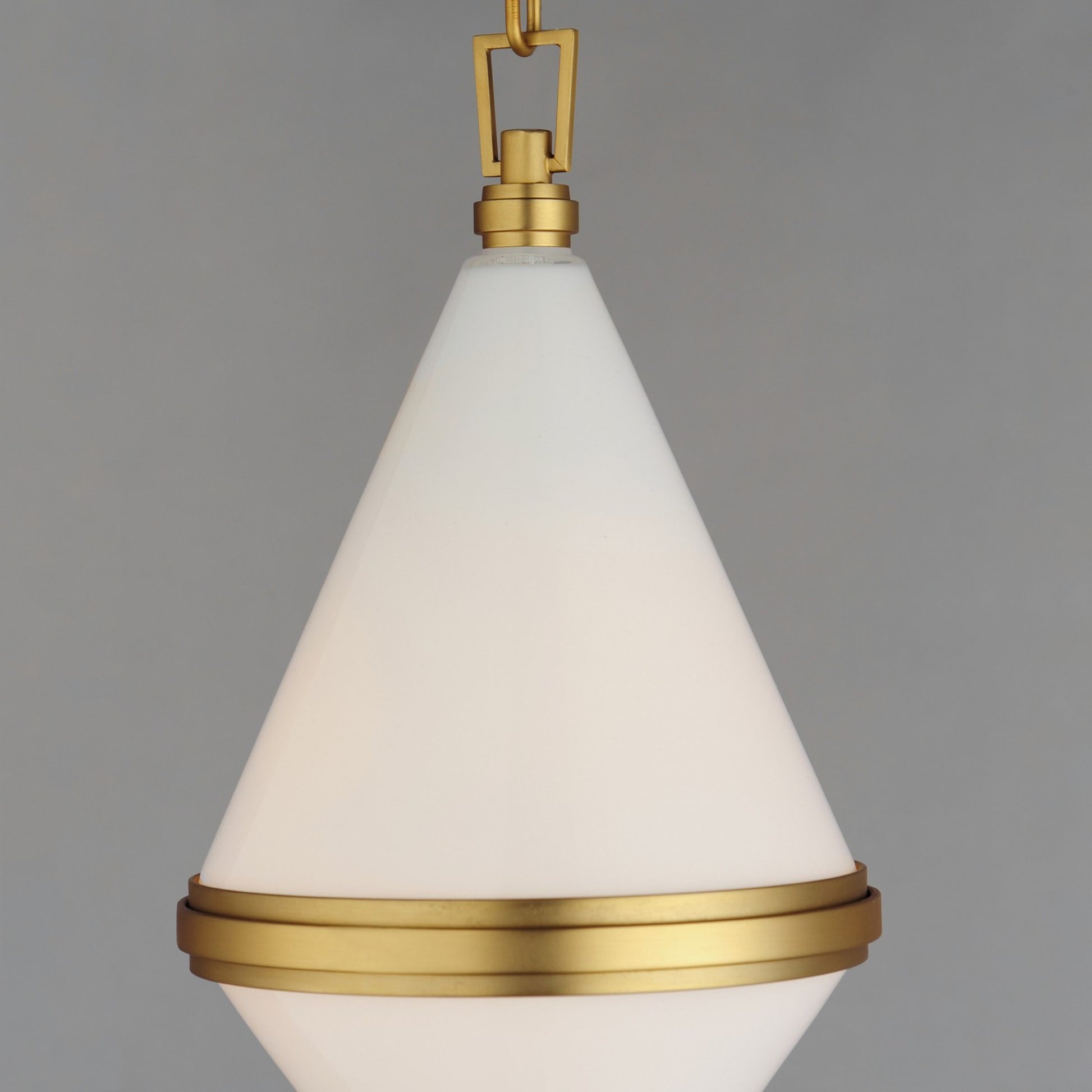 Giza 10" Mini Pendant, Satin Brass Finish - Bees Lighting