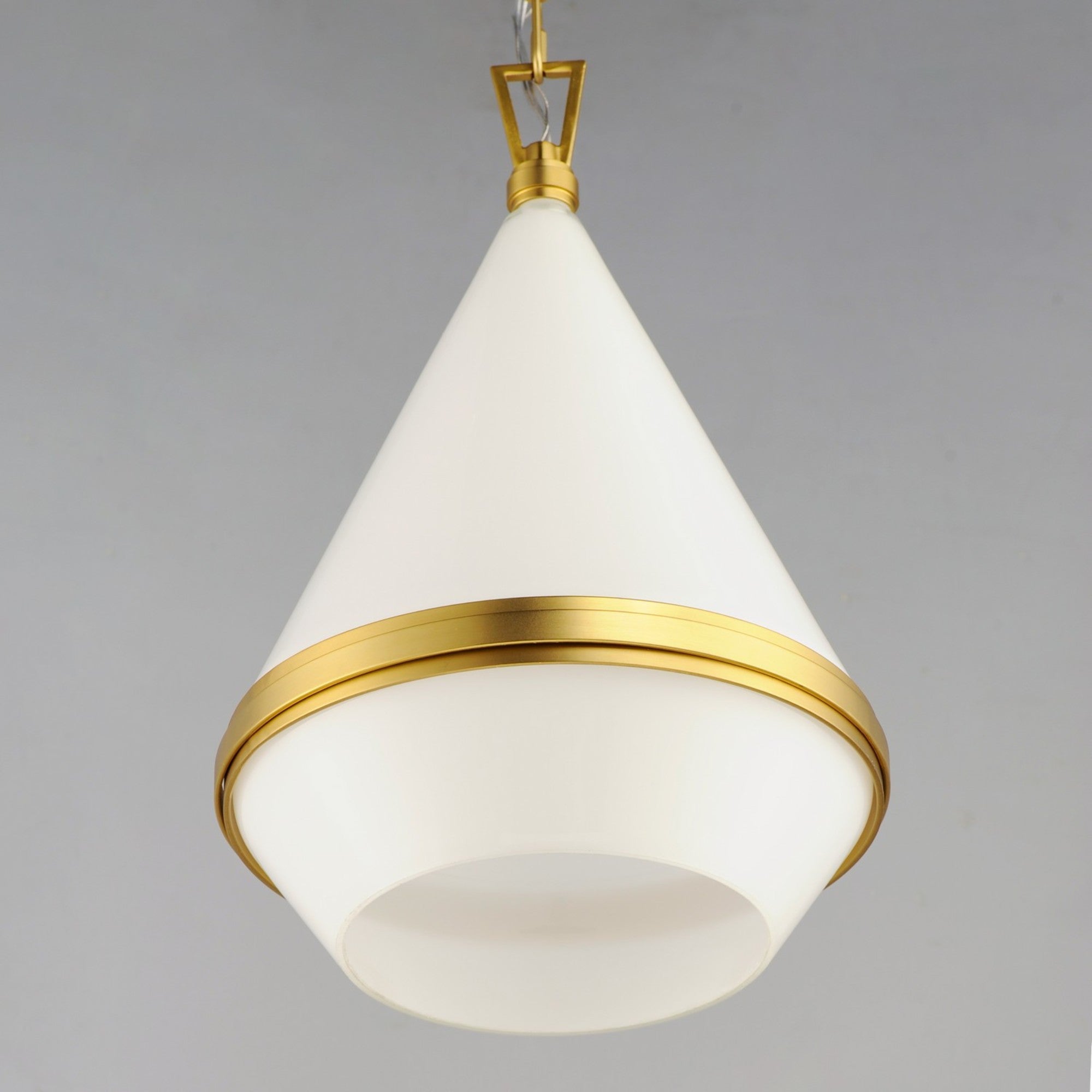 Giza 18" Pendant, Satin Brass Finish