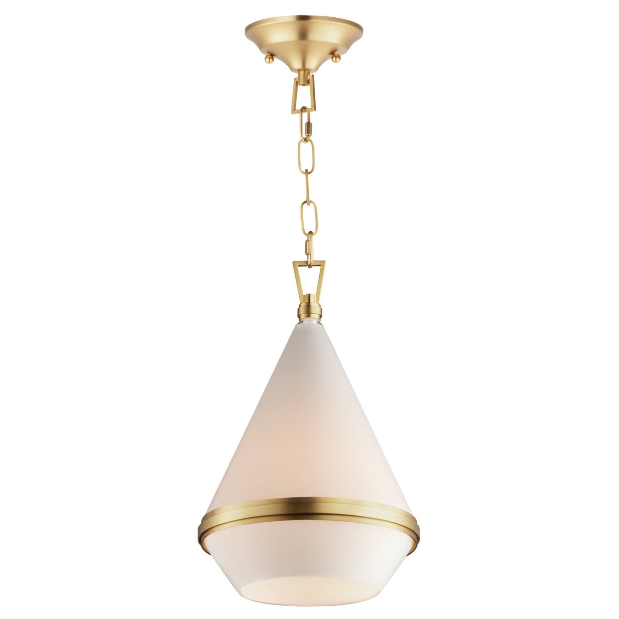 Giza 18" Pendant, Satin Brass Finish