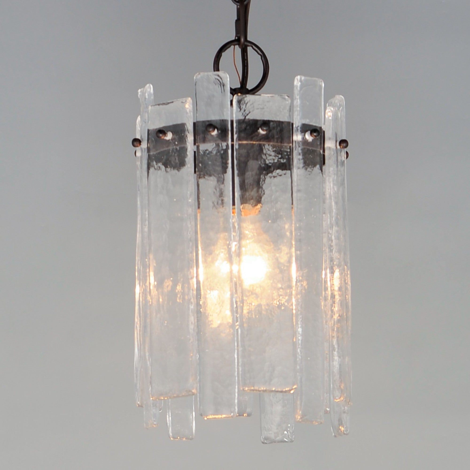 Warren 12" Pendant, Dark Bronze Finish - Bees Lighting