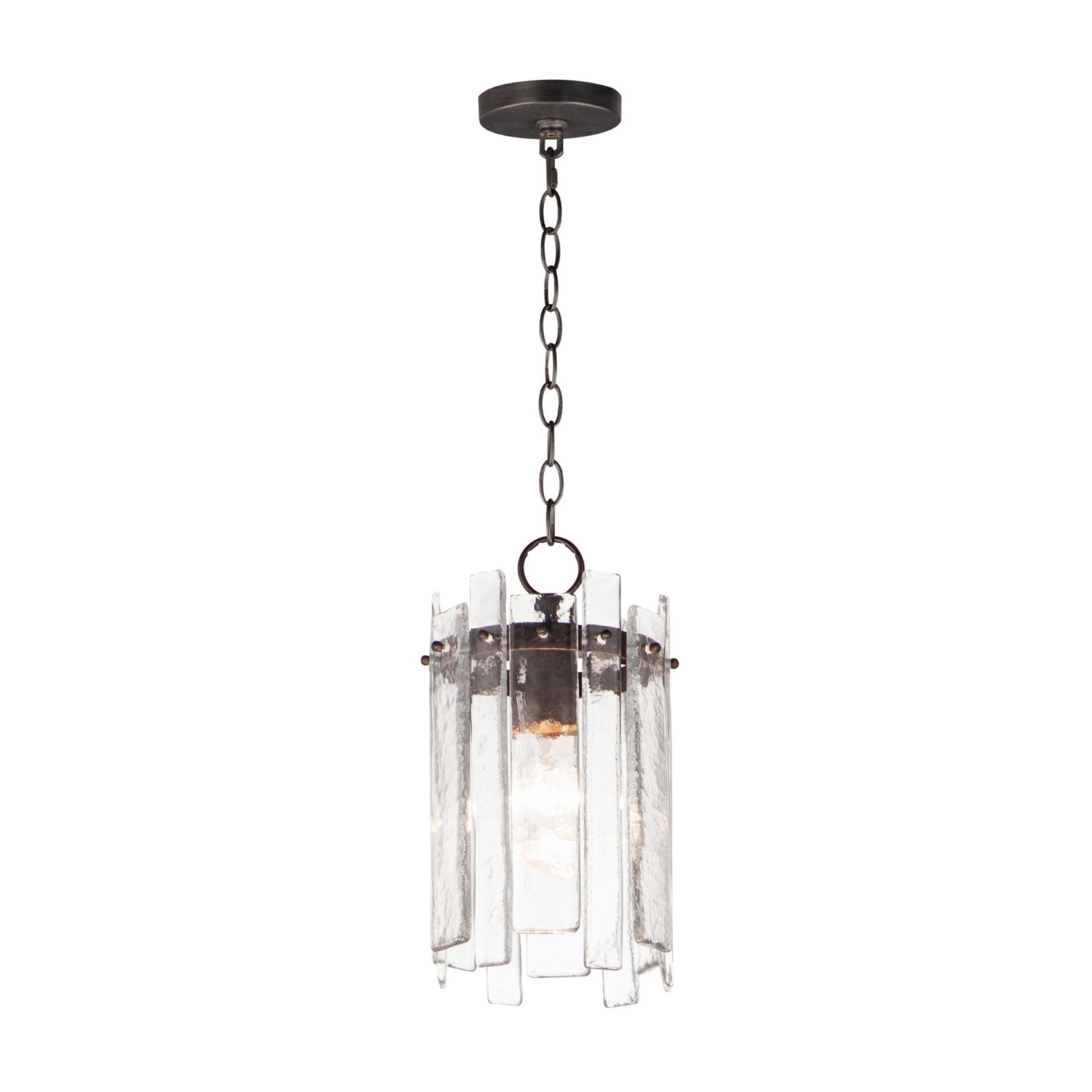 Warren 12" Pendant, Dark Bronze Finish - Bees Lighting