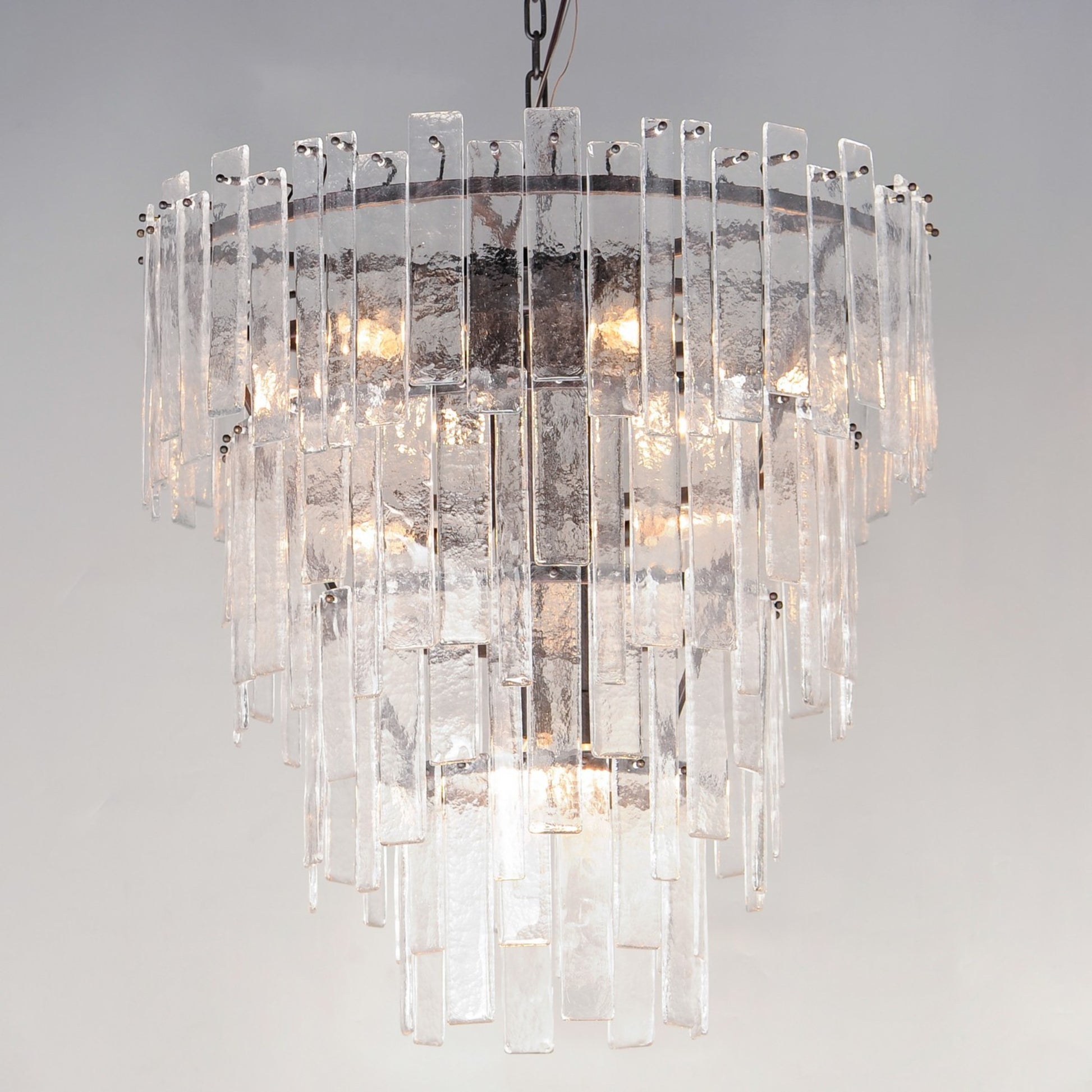 Warren 32" 12 Light Pendant, Dark Bronze Finish - Bees Lighting