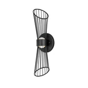 Zeta 16" LED Wall Sconce, Black Finish - Bees Lighting