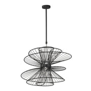 Zeta 31" LED Pendant, Black Finish - Bees Lighting