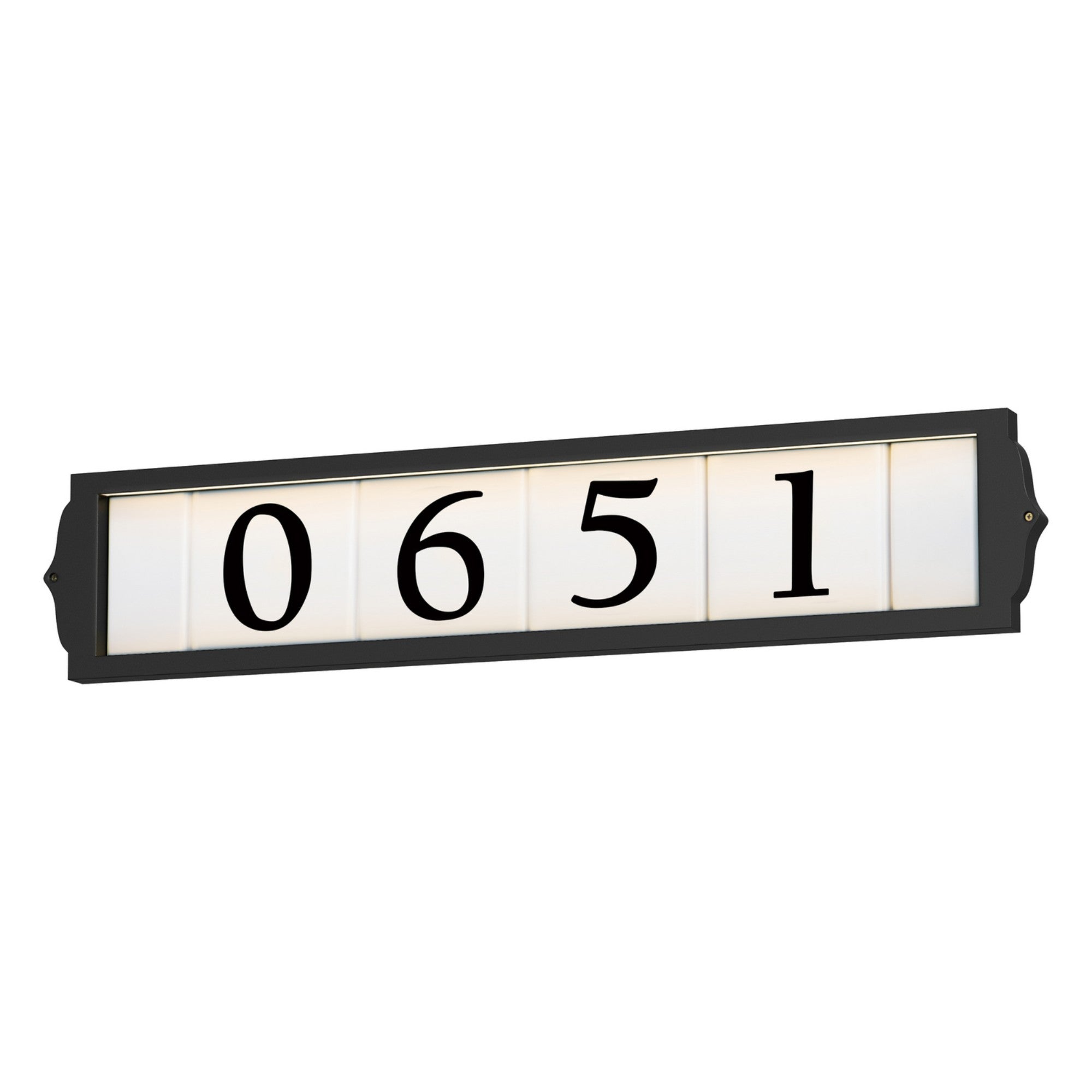 Address 25" LED Address Classic Frame - Bees Lighting