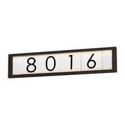 Address 25" LED Address Frame, Bronze Finish, Classic - Bees Lighting