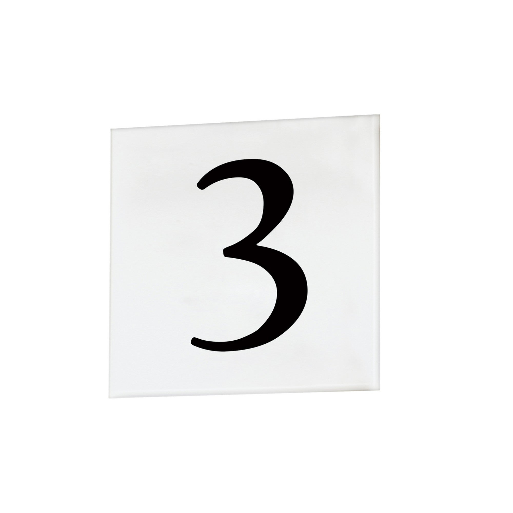 4" Square Address Tile Numbers - Bees Lighting