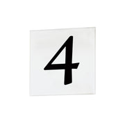 4" Square Address Tile Numbers - Bees Lighting
