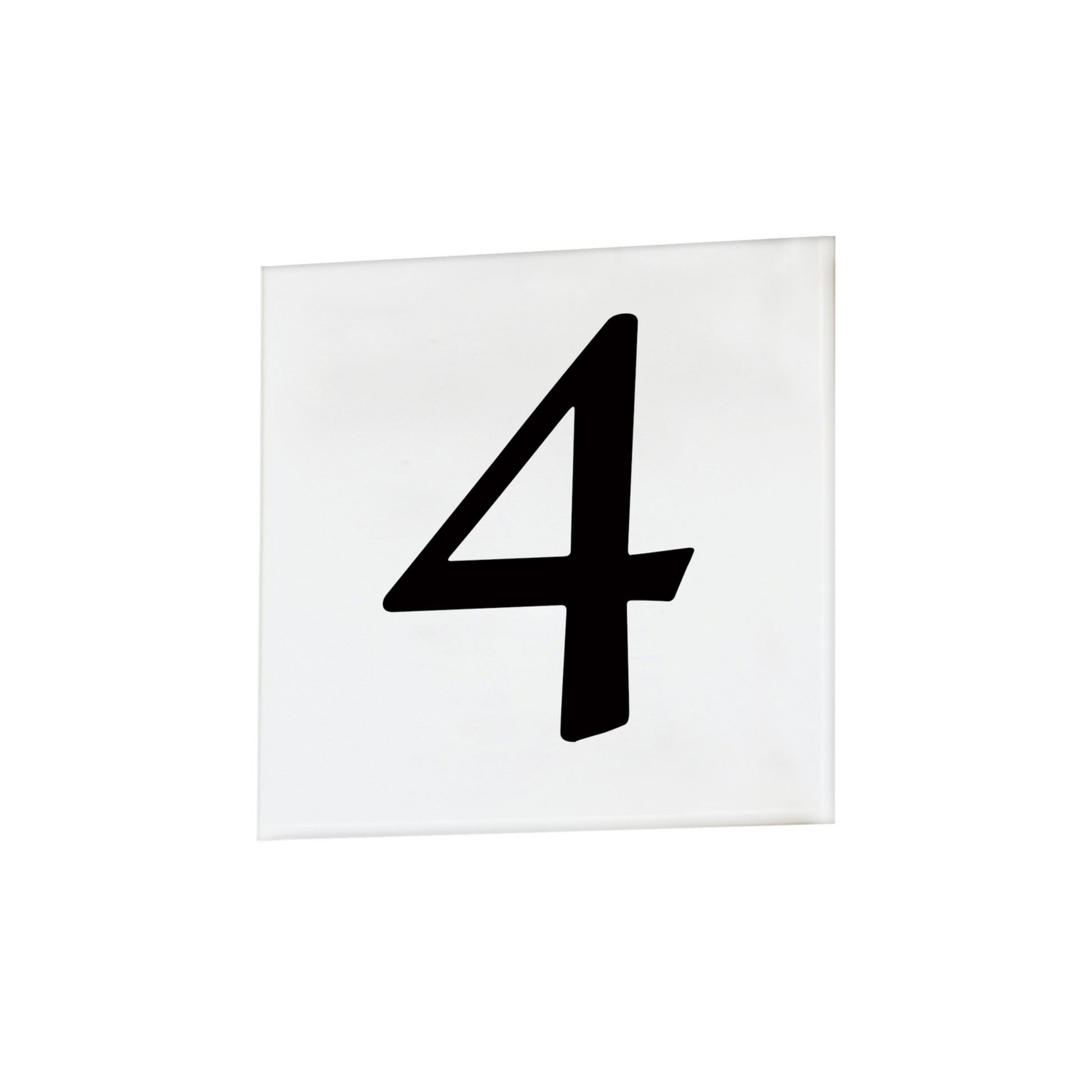 4" Square Address Tile Numbers - Bees Lighting