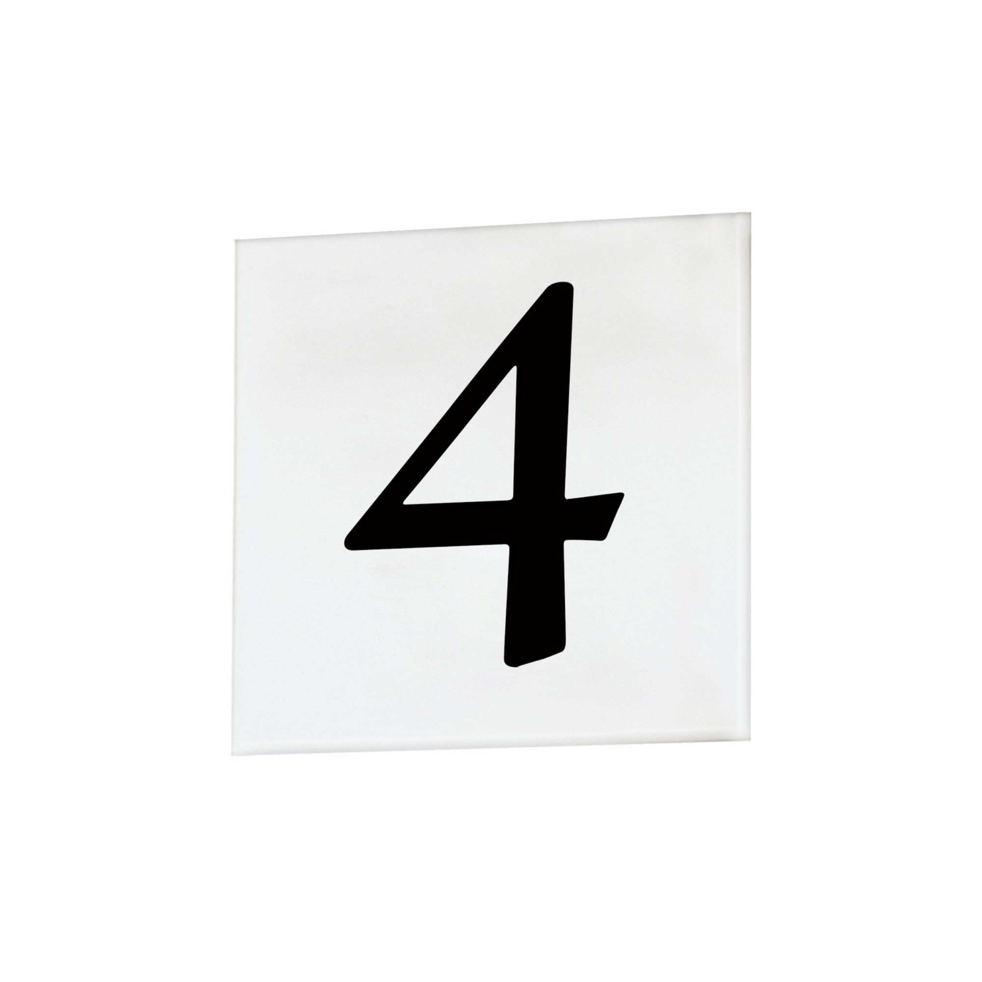 4" Square Address Tile Numbers - Bees Lighting