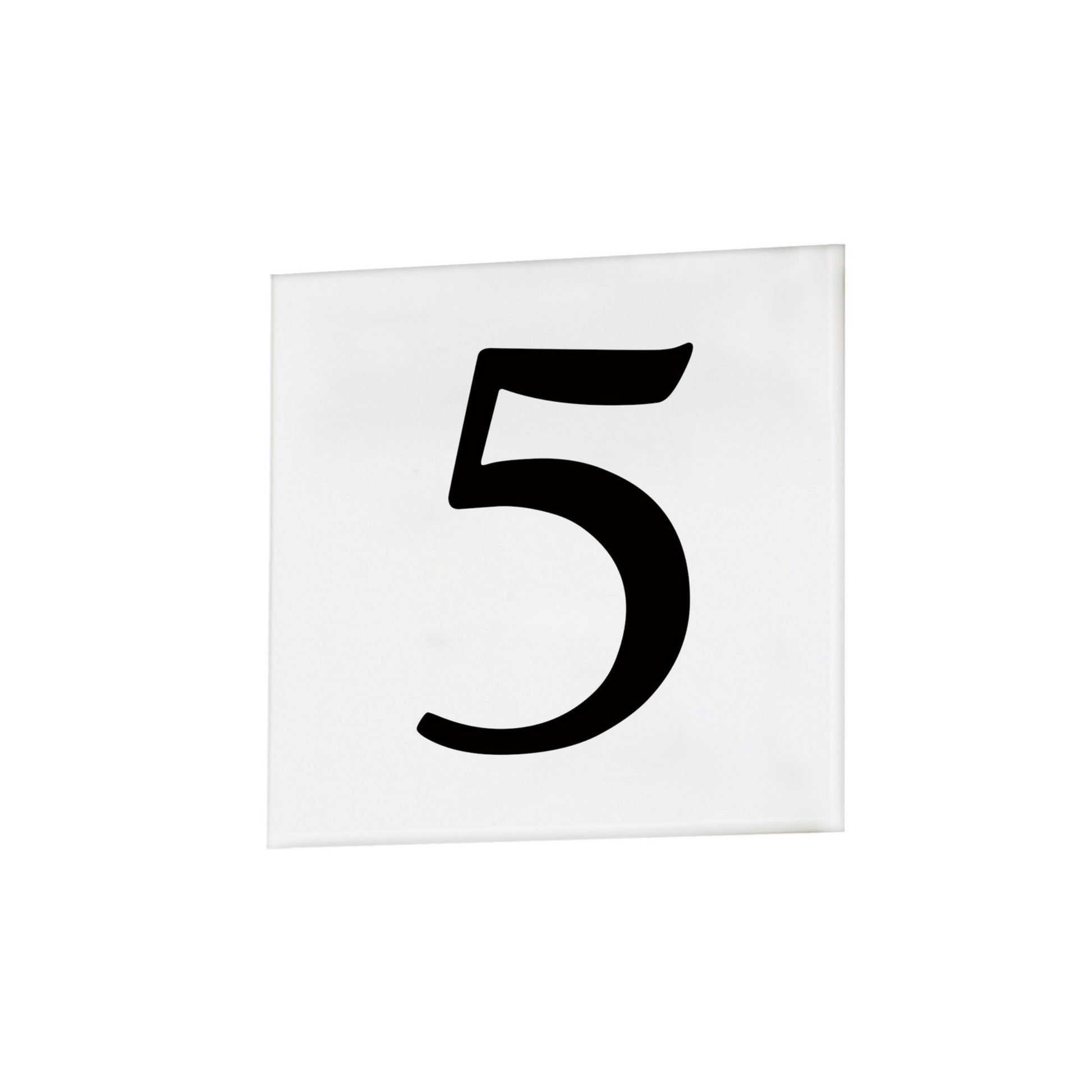 4" Square Address Tile Numbers - Bees Lighting