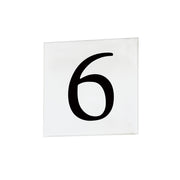 4" Square Address Tile Numbers - Bees Lighting