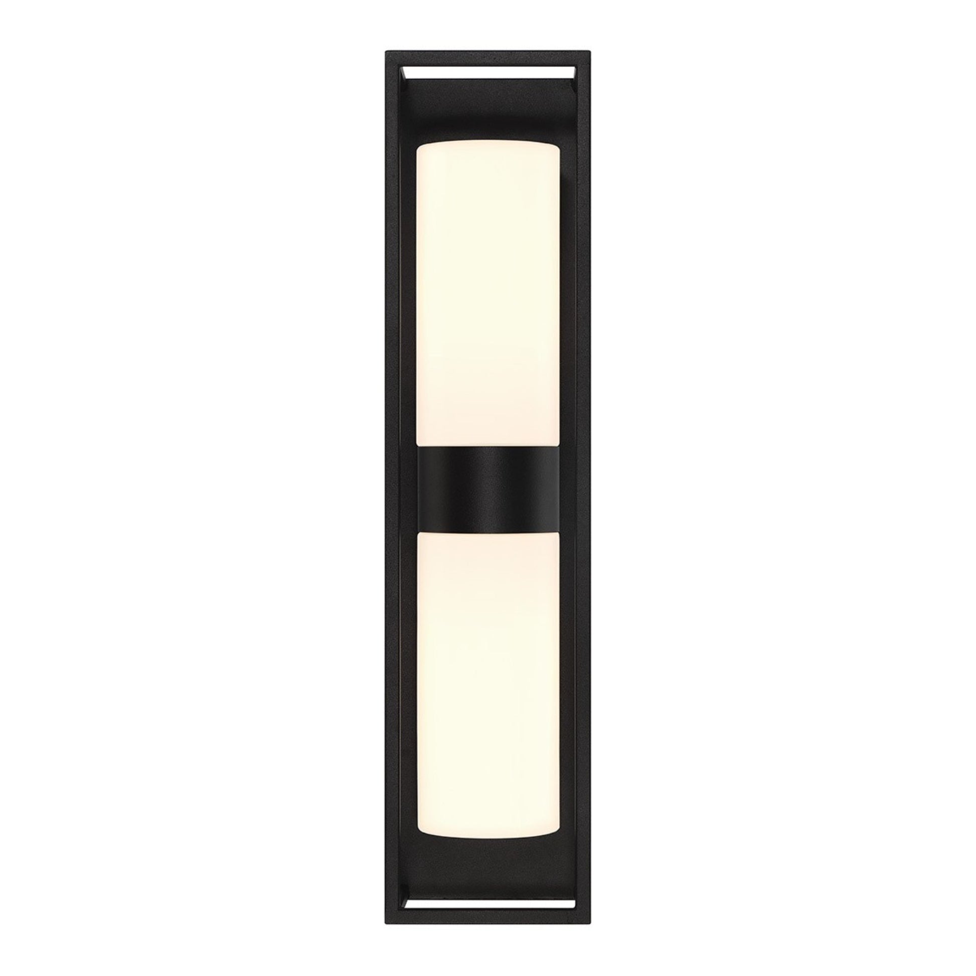 Ren 2-Light 23" Outdoor Wall Sconce, Black Finish - Bees Lighting