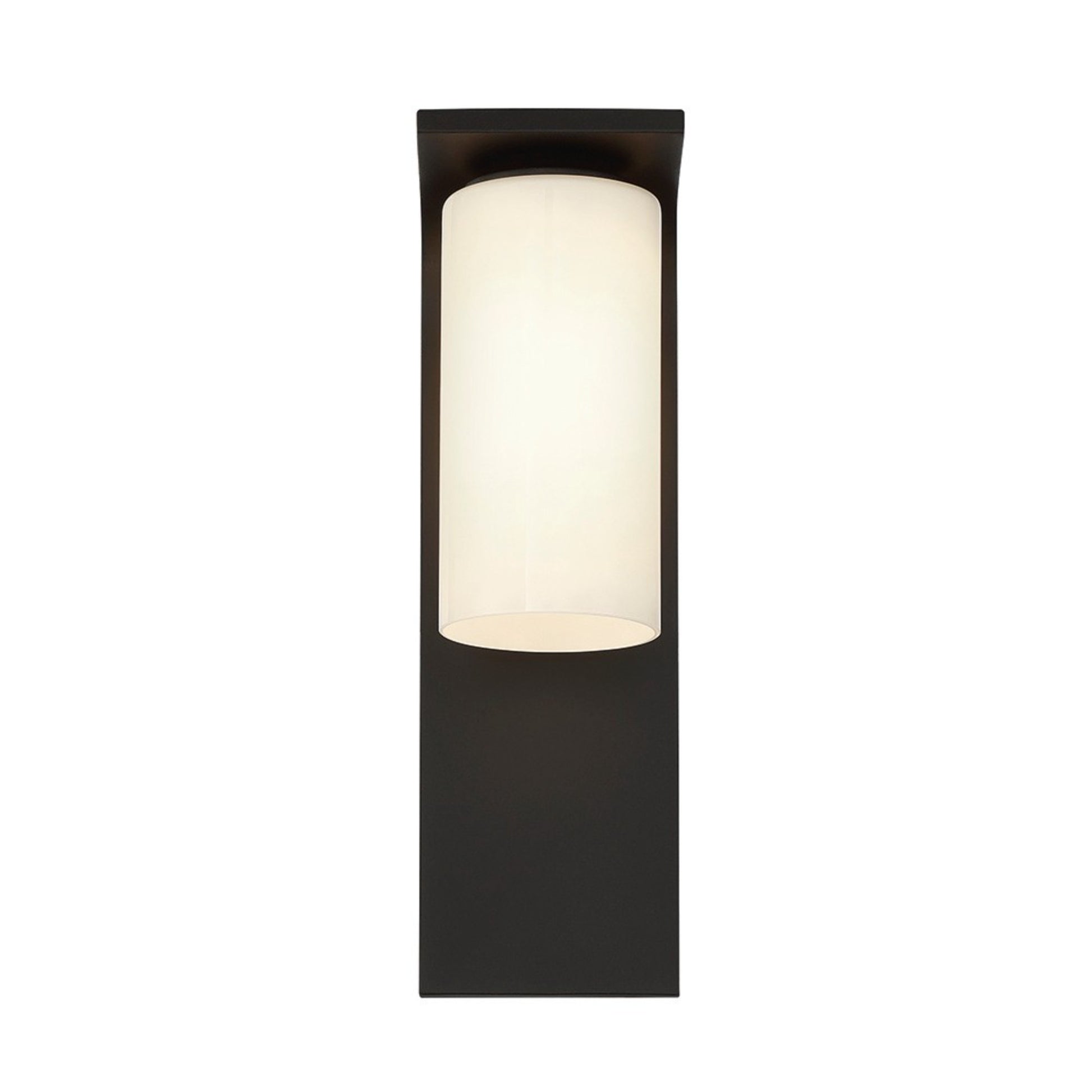 Colonne 20" Outdoor Wall Sconce, Black Finish - Bees Lighting