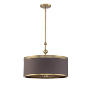 Splendour 24" 5-Light Pendant, Aged Antique Brass Finish - Bees Lighting