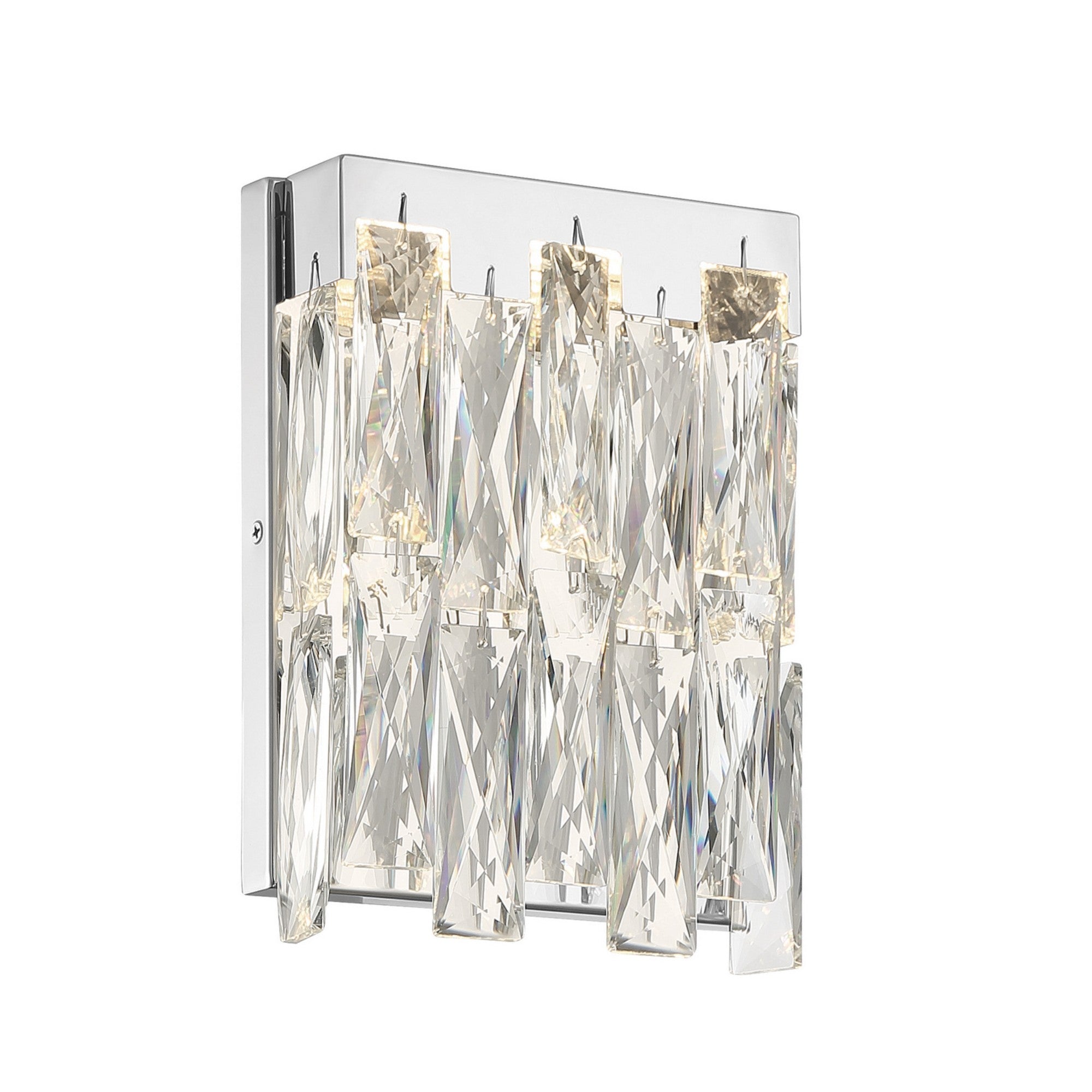 Curio 10" LED Wall Sconce, Chrome Finish - Bees Lighting