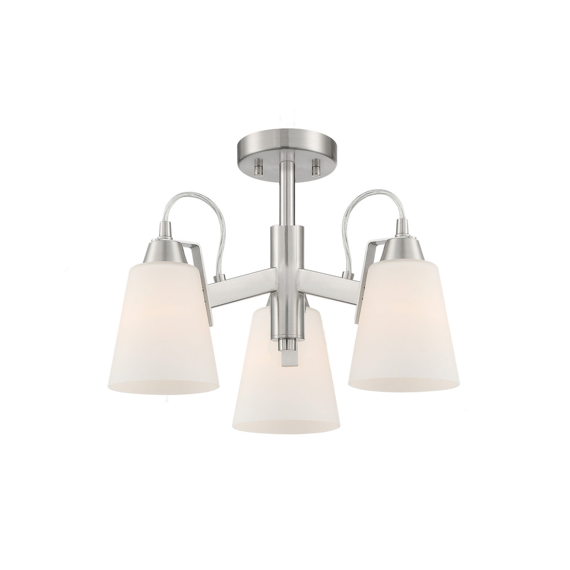 Beckonridge 3 Lights Semi flush Mount Light - Bees Lighting