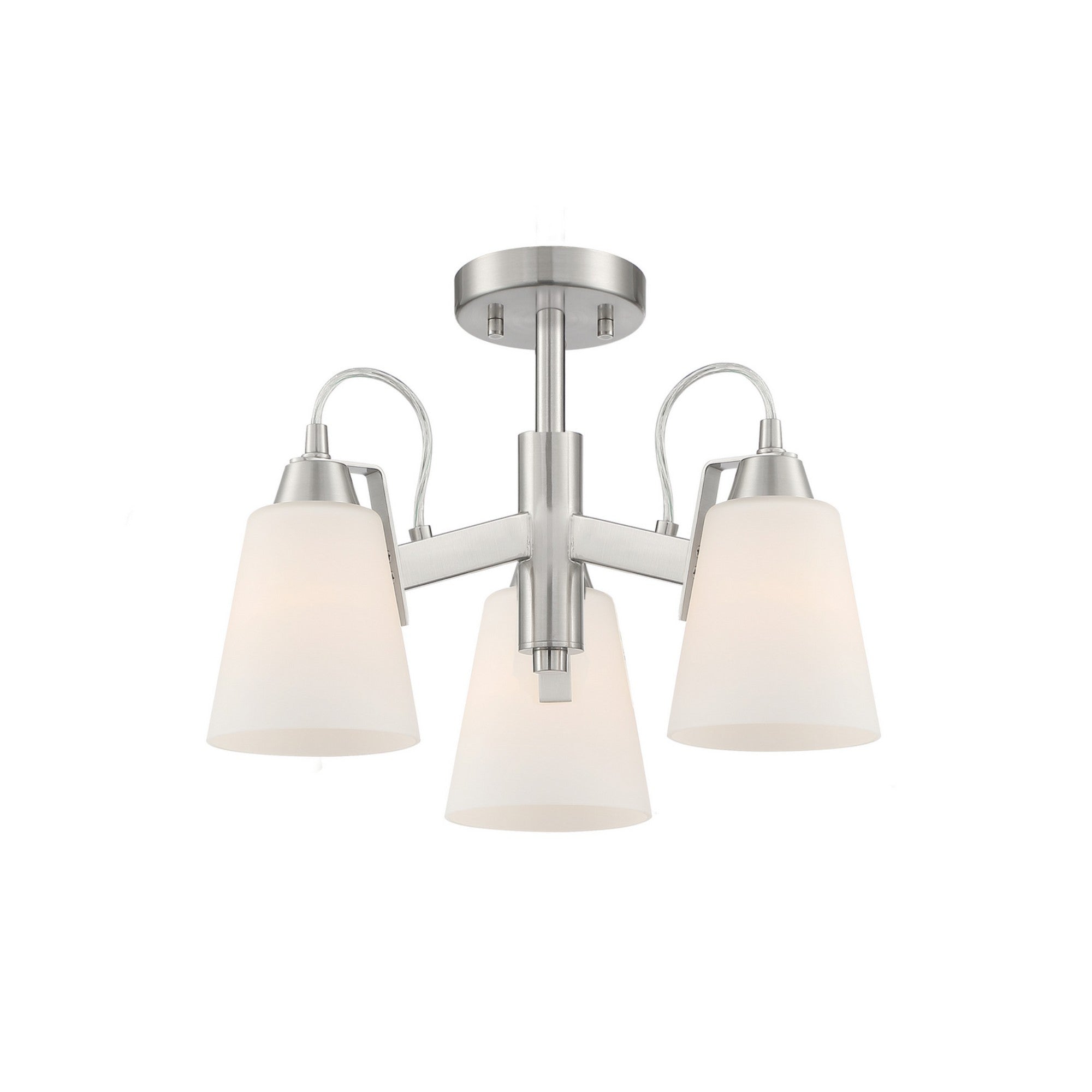 Beckonridge 3 Lights Semi flush Mount Light - Bees Lighting