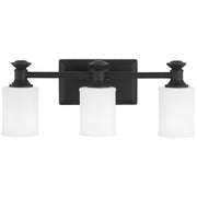 Harbour Point 19" 3-Light Bath Vanity, Coal Finish - Bees Lighting