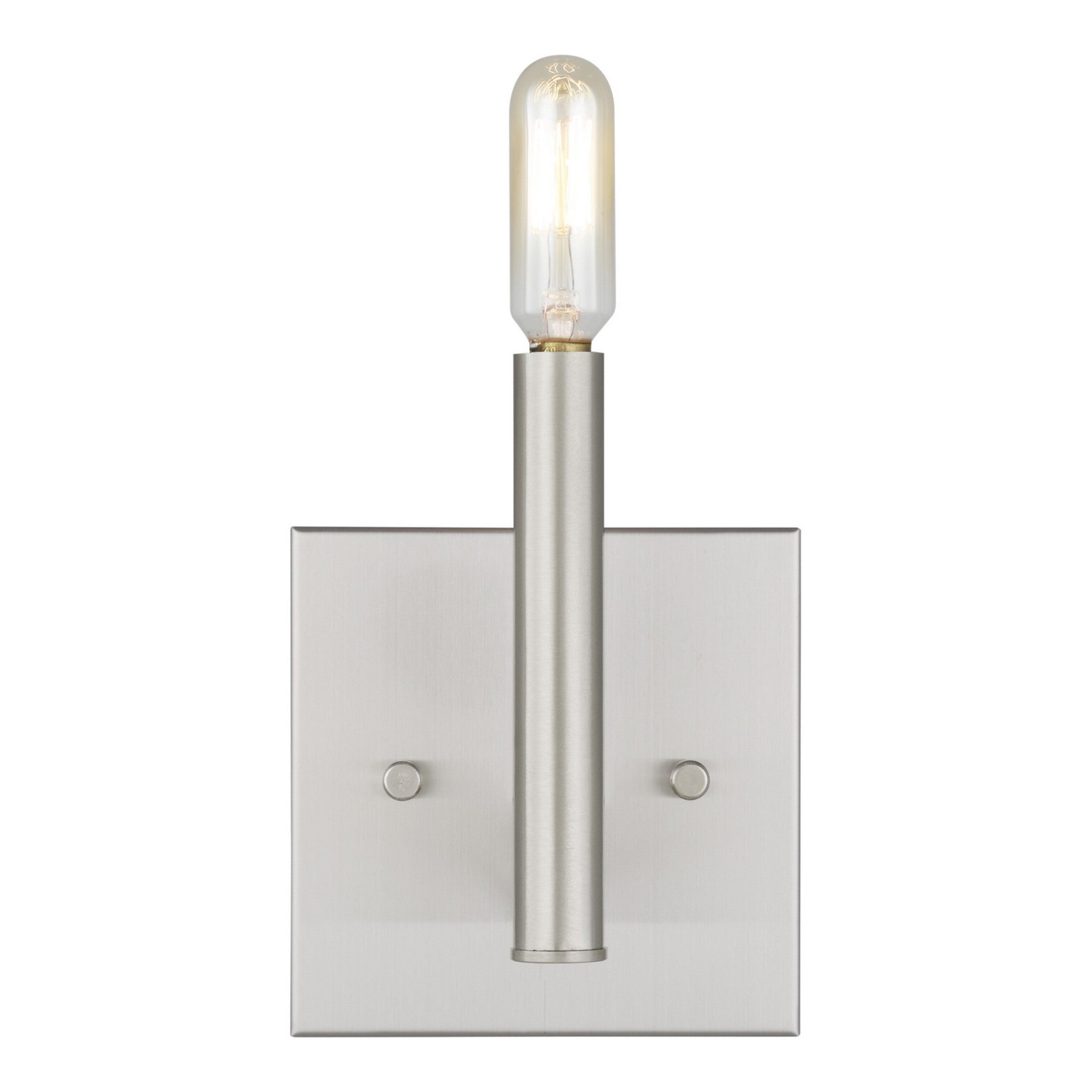 Vector 9" LED Wall Sconce, Brushed Nickel Finish - Bees Lighting