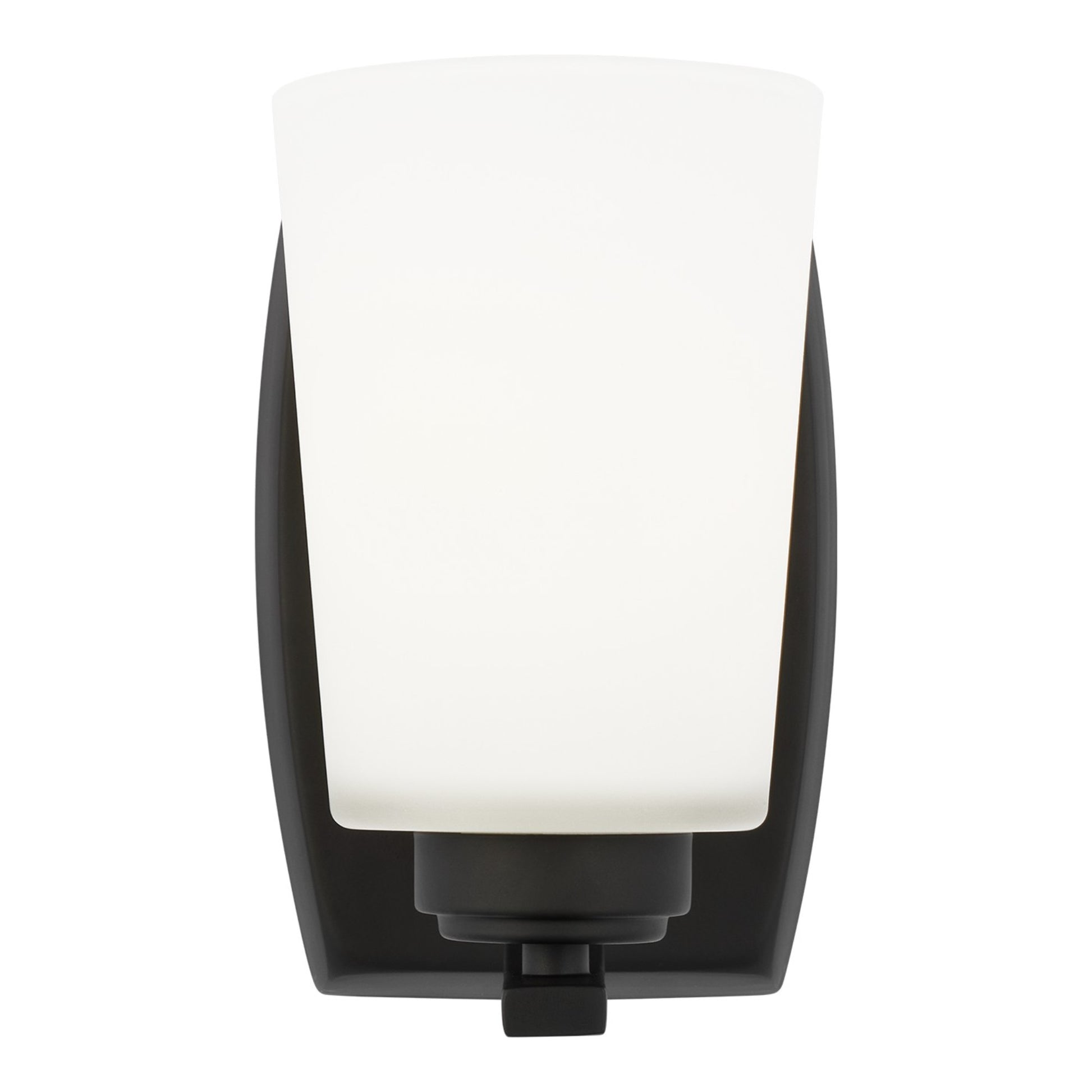 Franport 8" Bath Sconce, Midnight Black Finish - Bees Lighting