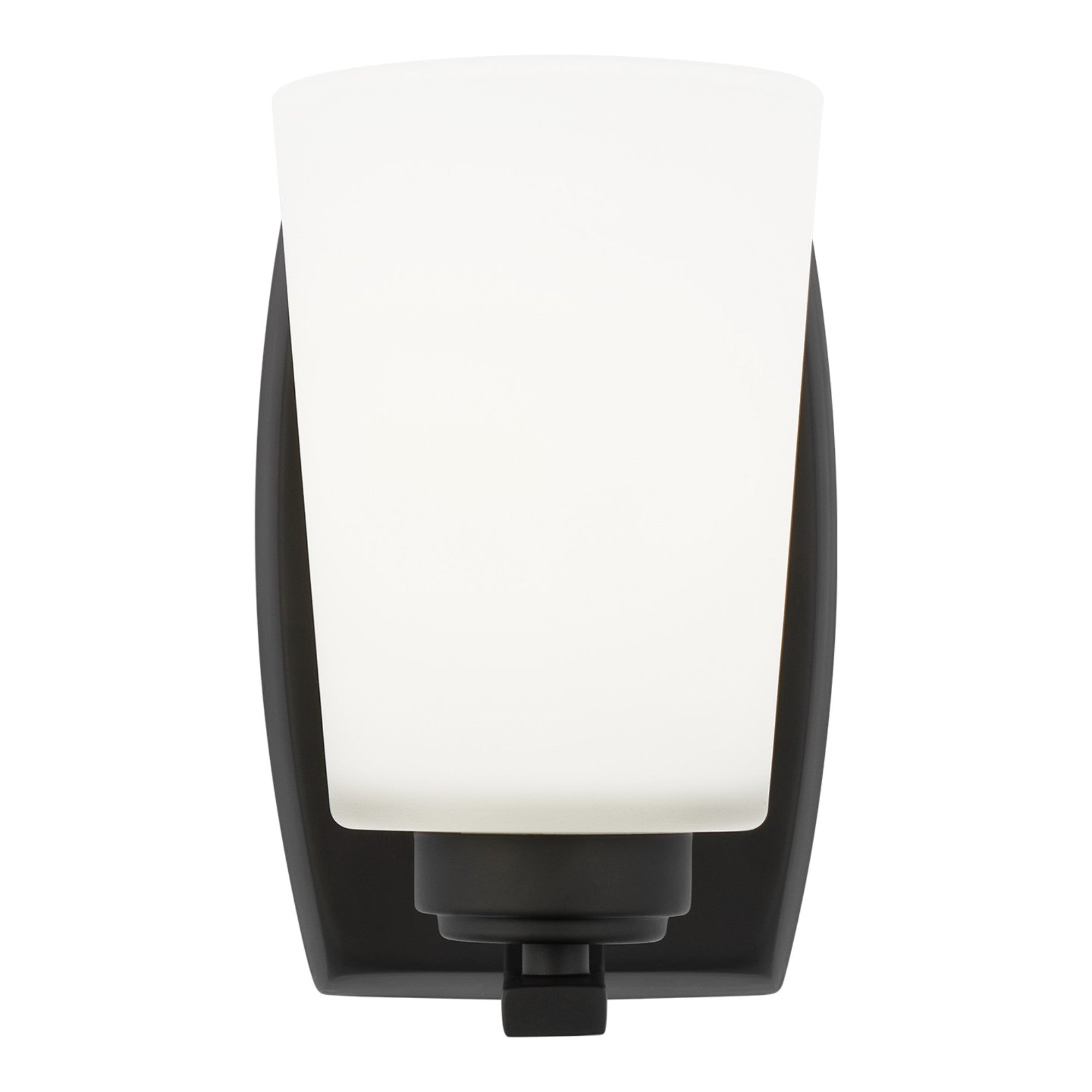 Franport 8" Bath Sconce, Midnight Black Finish - Bees Lighting