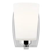 Franport 8" LED Bath Sconce, Chrome Finish - Bees Lighting
