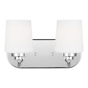 Windom 12" 2-Light Bathroom Vanity, Chrome Finish - Bees Lighting