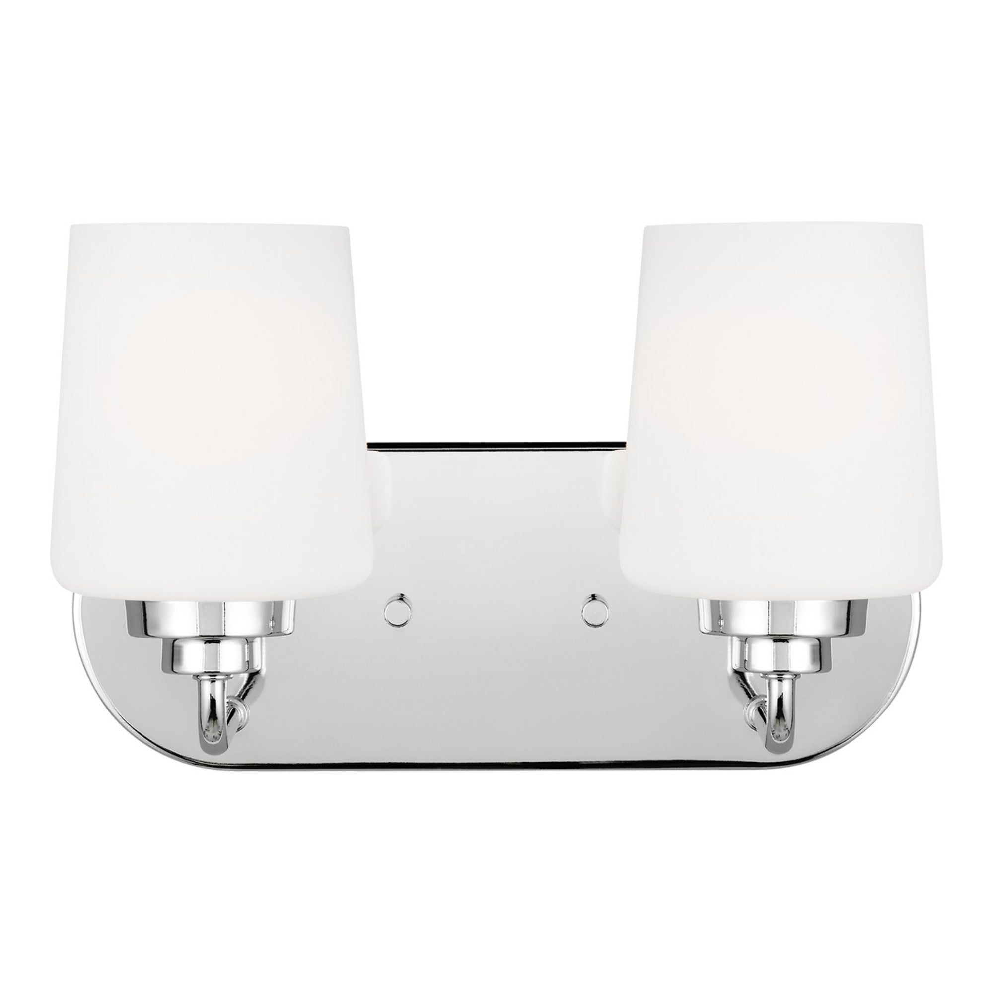 Windom 12" 2-Light LED Bathroom Vanity, Chrome Finish